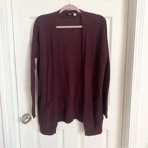 Wine store colored cardigan
